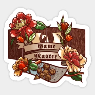 Game Master - D&D Class Art for players of DnD tabletop or video games Sticker